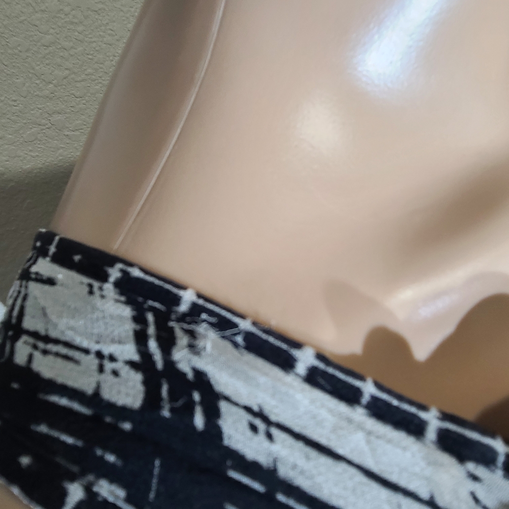 Ella Moss Black and White Checkered Maxi Skirt - Picture 8 of 9
